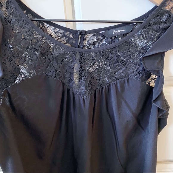 Express Black Lace Tank XS - Picture 3 of 3